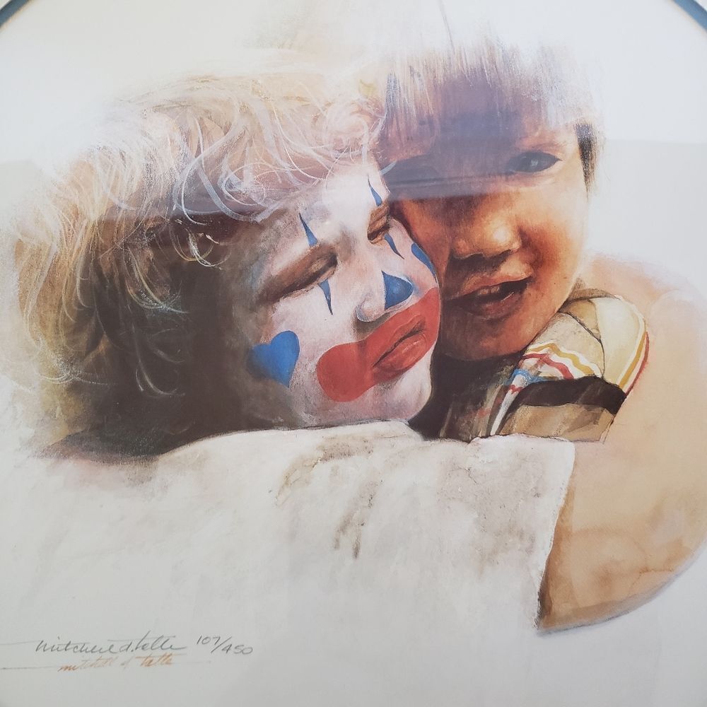 Mitchell Tolle Signed Framed Wall Hanging - Picture 2 of 7